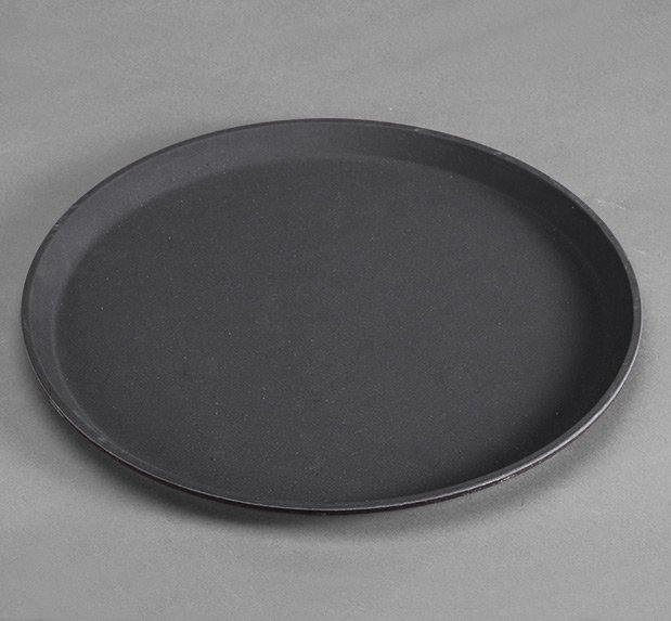 A Art 0181 Tablett schwarz rund
